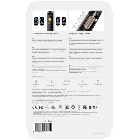 Зубная щетка Oclean X Lite Set Gray, изображение 11 - GOODMi
