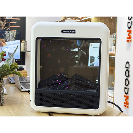 Уценка Обогреватель камин Ognal 3D White, изображение 2 - GOODMi