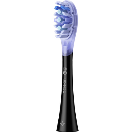 Сменные насадки для зубной щетки Oclean Ultra White Black (2 шт), Цвет: Черный, изображение 3 - GOODMi