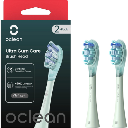 Сменные насадки для зубной щетки Oclean Ultra Gum Care Green (2 шт), Цвет: Зеленый, изображение 5 - GOODMi
