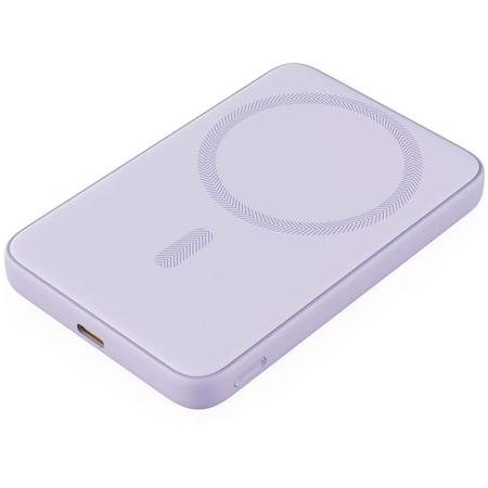 Внешний аккумулятор Aukey Magnetic PB-MS03 5000mAh (Magsafe 20w) Violet, Цвет: Фиолетовый, изображение 3 - GOODMi