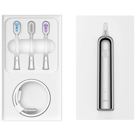 Электрическая зубная щетка Laifen WAVE Chrome (LFTB01-S), Цвет: Серый, изображение 10 - GOODMi