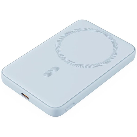 Внешний аккумулятор Aukey Magnetic PB-MS03 5000mAh (Magsafe 20w) Blue, Цвет: Голубой, изображение 3 - GOODMi