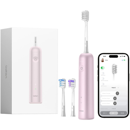 Электрическая зубная щетка Laifen WAVE Aluminum Pink (LFTB01-A), Цвет: Розовый, изображение 6 - GOODMi