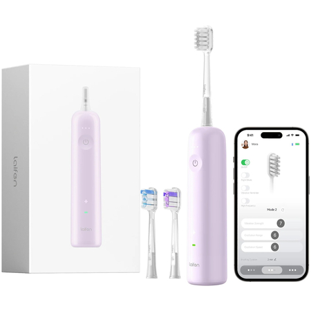 Электрическая зубная щетка Laifen WAVE Purple (LFTB01-P), Цвет: Фиолетовый, изображение 7 - GOODMi