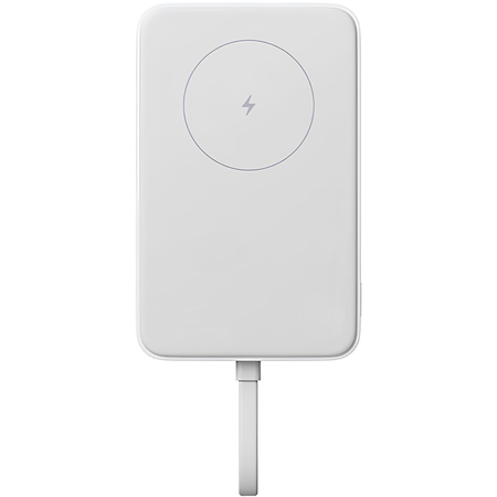 Внешний аккумулятор Xiaomi Magnetic Power Bank With Cable 10000mAh (WPB1007MI) White, Цвет: Белый - GOODMi