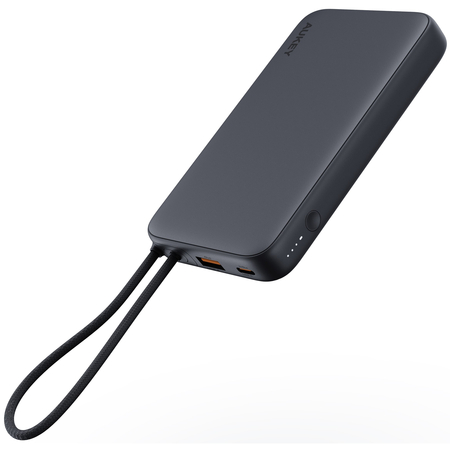 Внешний аккумулятор Aukey Sprint Cable PB-Y53P 10000mAh 20W Grey, изображение 2 - GOODMi