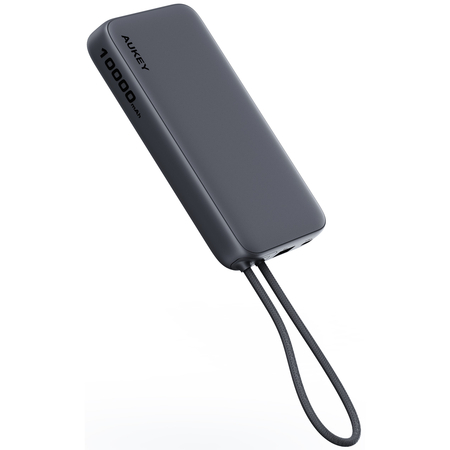 Внешний аккумулятор Aukey Sprint Cable PB-Y53P 10000mAh 20W Grey, изображение 3 - GOODMi