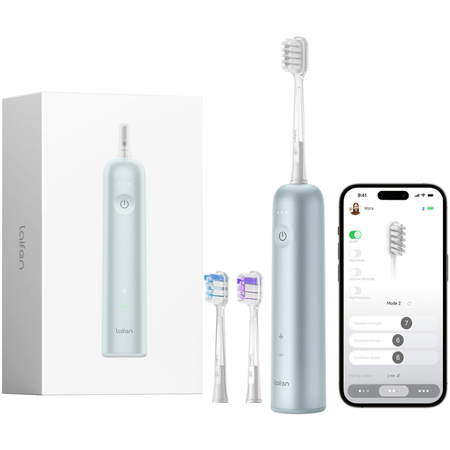 Электрическая зубная щетка Laifen WAVE Aluminum Blue (LFTB01-A), Цвет: Голубой, изображение 5 - GOODMi