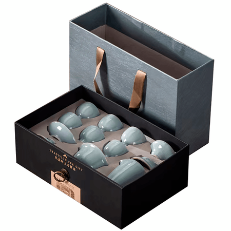 Керамический чайный сервиз Geyao Blue (12 предметов) - GOODMi