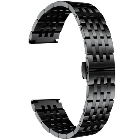 Ремешок для часов 22mm CigaDesign Black мелкое плетение - GOODMi