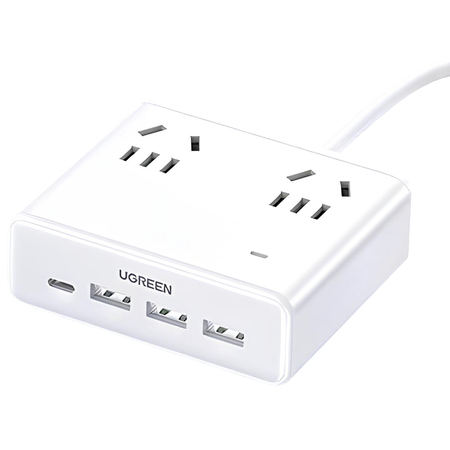 Настольная зарядная станция UGREEN S6 (4USB) White, Цвет: Белый - GOODMi