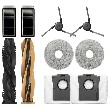 Комплект аксессуаров для робота-пылесоса Dreame X50 Ultra (2 основные,2 фибры, 2 фильтра , 2 мешка, 2 боковые) - GOODMi
