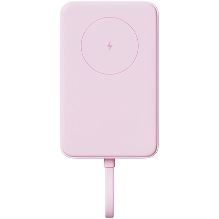 Внешний аккумулятор Xiaomi Magnetic Power Bank With Cable 10000mAh (WPB1007MI) Pink, Цвет: Розовый - GOODMi