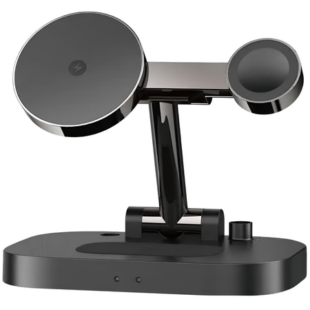 Беспроводное зарядное устройство ROCK W52 4-in-1 Black - GOODMi