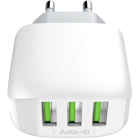 Сетевое зарядное устройство LDNIO A3312 17W + кабель Type-C 1m White, изображение 4 - GOODMi