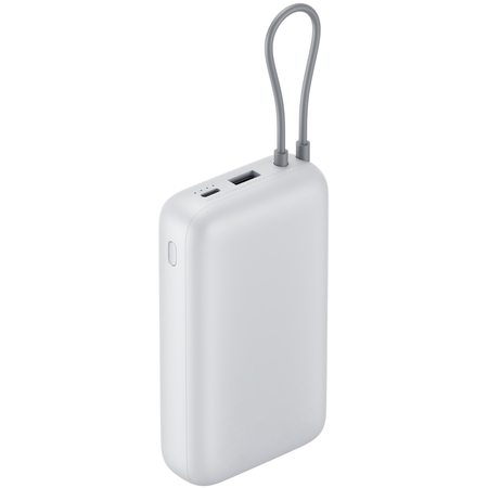 Внешний аккумулятор Xiaomi Power Bank 20000mAh Integrated Cable (PB2020MI) Grey, Цвет: Серый, изображение 3 - GOODMi