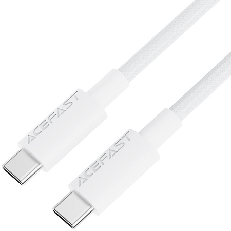 Кабель ACEFAST C18-03 USB-C - USB-C 60W 1.2м White, изображение 2 - GOODMi