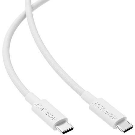 Кабель ACEFAST C18-03 USB-C - USB-C 60W 1.2м White, изображение 4 - GOODMi