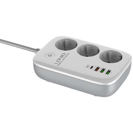 Сетевой фильтр Ldnio SEW3452 (3 розетки, 3 USB, WiFi), изображение 5 - GOODMi