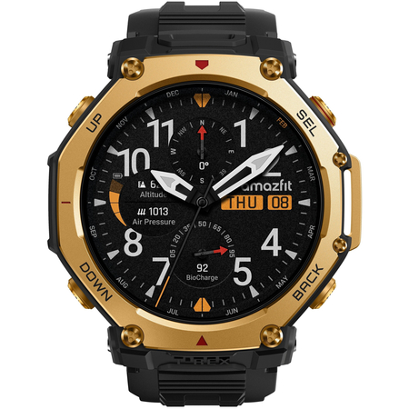 Умные часы Amazfit T-Rex 3 Pro 48mm Black Gold, Цвет, заявленный производителем: Black Gold - GOODMi
