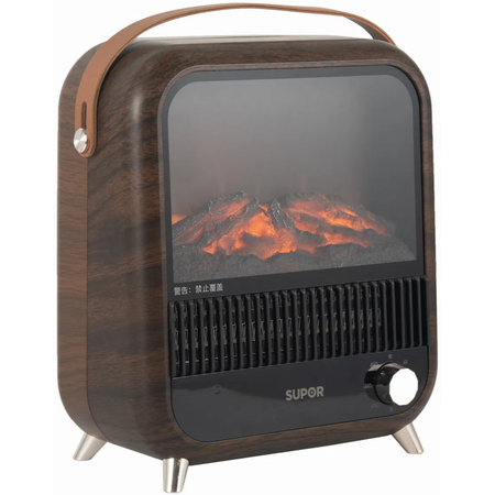 Обогреватель камин Supor ESHW-PC217A-15 Brown, изображение 2 - GOODMi