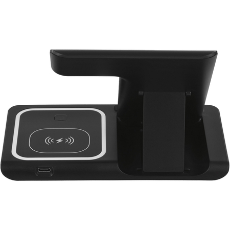 Беспроводное зарядное устройство 3 в 1 Perfeo PF_D1156 Черное, Цвет: Черный, изображение 5 - GOODMi