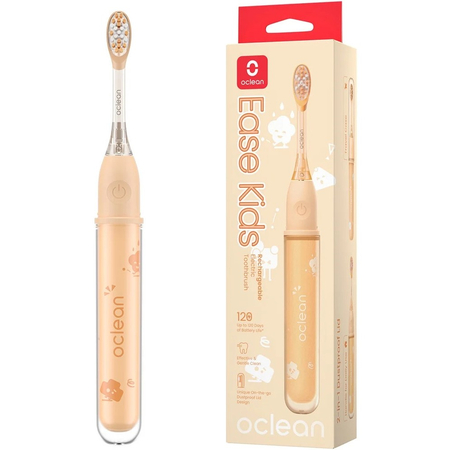 Электрическая зубная щетка Oclean Ease Kids Оранжевая, Цвет: Оранжевый, изображение 6 - GOODMi