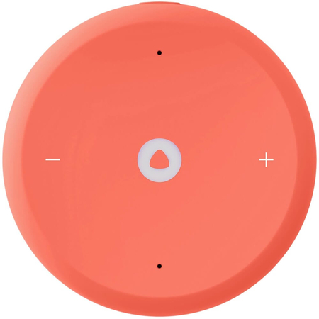 Умная колонка Яндекс Станция Лайт 2 Coral (YNDX-00026ORG), Цвет: Коралловый, изображение 2 - GOODMi