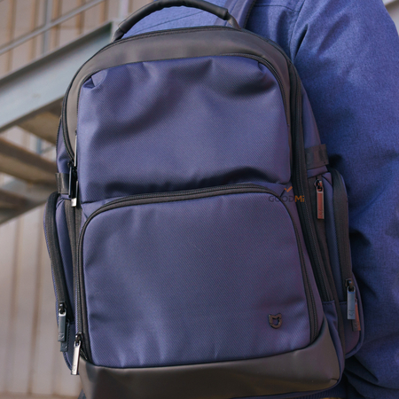 Рюкзак Mijia Business Large Capacity Backpack Blue, Цвет: Синий, изображение 4 - GOODMi