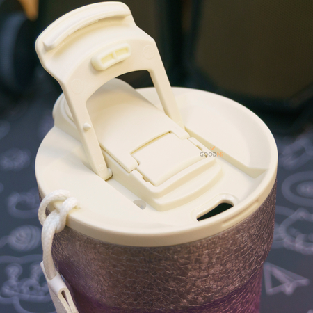 Титановая термокружка Funjia 420ml Pink, изображение 6 - GOODMi