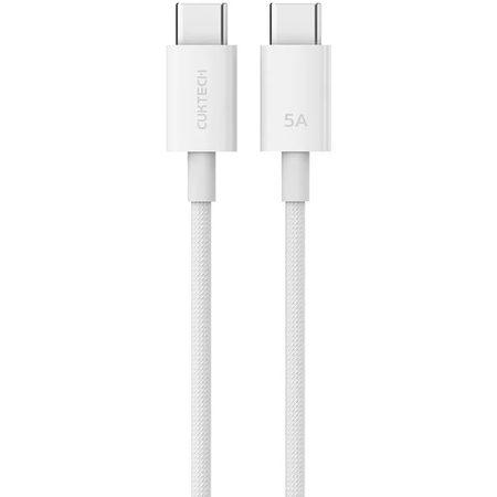 Кабель Cuktech CTC520P USB-C to USB-C 240W 2м Белый - GOODMi