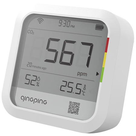 Анализатор воздуха Qingping CO2 Monitor Белый, изображение 3 - GOODMi