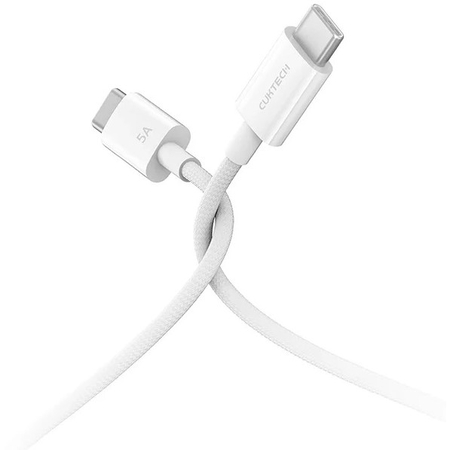 Кабель Cuktech CTC520P USB-C to USB-C 240W 2м Белый, изображение 3 - GOODMi