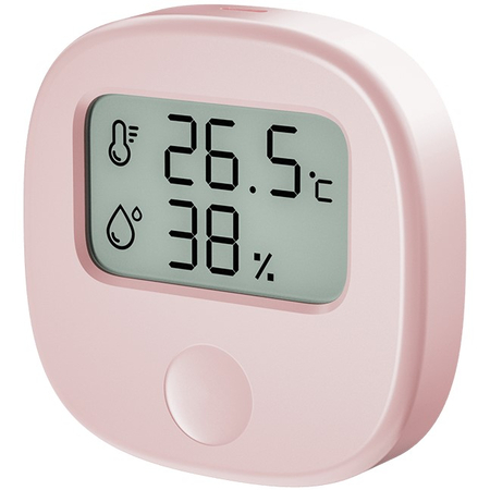 Датчик температуры и влажности Linptech KS2 Розовый, Цвет: Розовый - GOODMi