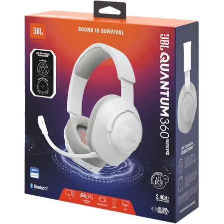 Беспроводные наушники JBL Quantum 360 Белые, изображение 8 - GOODMi