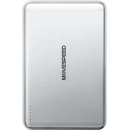 Внешний аккумулятор Movespeed MSP07 5000mAh Серебристый, Цвет: Серебристый - GOODMi