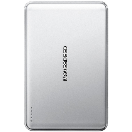 Внешний аккумулятор Movespeed MSP08 10000mAh Серебристый, Цвет: Серебристый - GOODMi