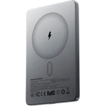 Внешний аккумулятор Movespeed MSP07 5000mAh Серый, Цвет: Серый, изображение 3 - GOODMi