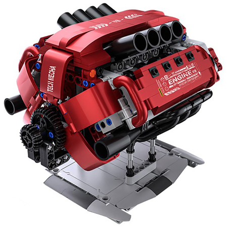 Уценка Конструктор ONBOT Engine V8 Red, изображение 2 - GOODMi