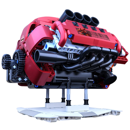 Уценка Конструктор ONBOT Engine V8 Red, изображение 3 - GOODMi