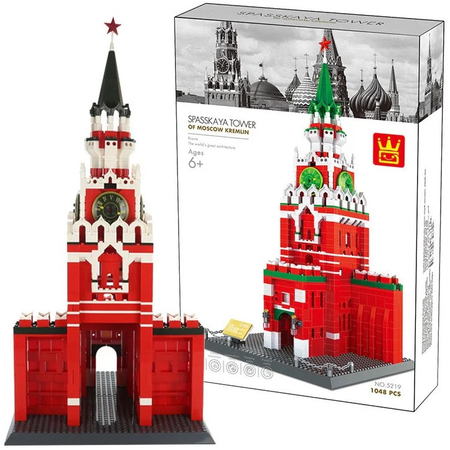 Конструктор Wange 5219 Спасская башня Кремля, изображение 2 - GOODMi