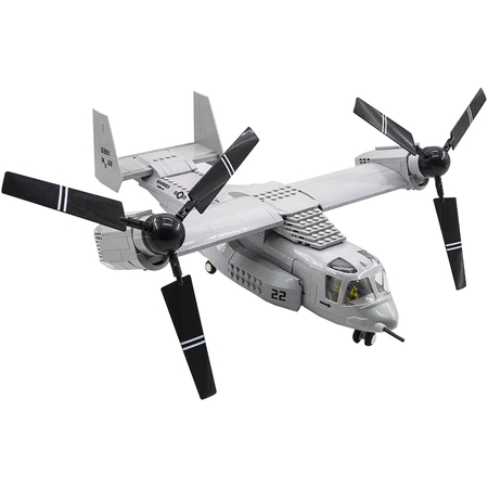 Конструктор Wange 5006 Военный самолет V-22, изображение 2 - GOODMi