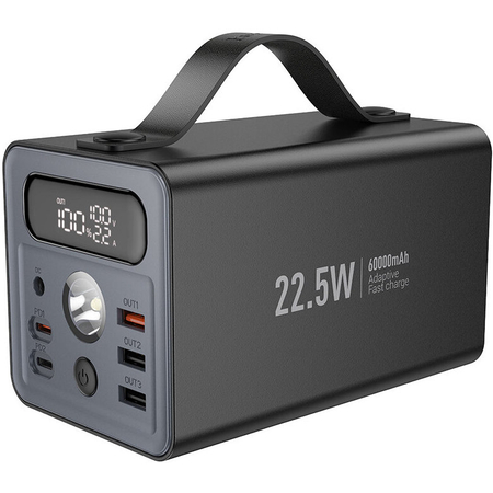 Внешний аккумулятор Hoco J138 60000mAh Черный - GOODMi