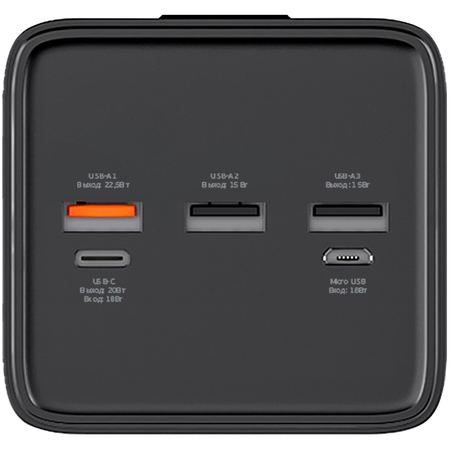 Внешний аккумулятор Deppa NRG Turbo V4 50000mAh Черный, изображение 2 - GOODMi