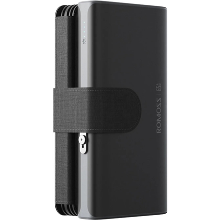 Внешний аккумулятор Romoss Sense SPB30 30000mAh 65W (Солнечная батарея), изображение 3 - GOODMi