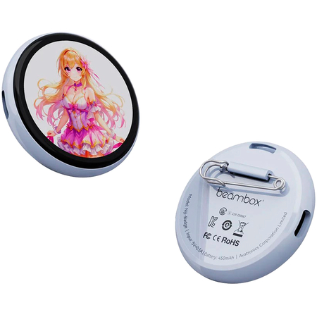 Электронный значок Beambox Niji-Badge Blue, Цвет: Голубой - GOODMi