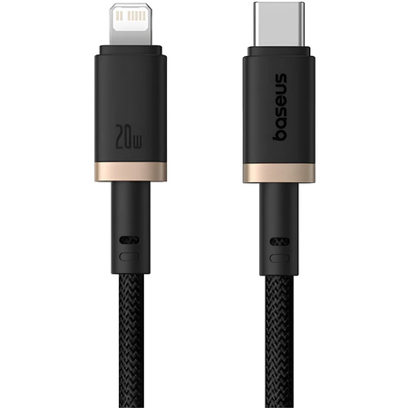 Кабель Baseus Dura Type-C/Lightning 2m Gold/Black (P10377800U01-02) - GOODMi