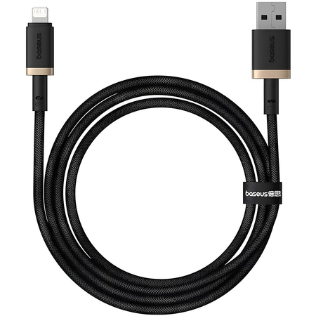 Кабель Baseus Dura USB-A/Lightning 1m Gold/Black (P10377801U01-00), изображение 2 - GOODMi