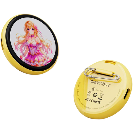Электронный значок Beambox Niji-Badge Yellow, Цвет: Желтый - GOODMi